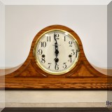 D10b. Howard Miller “Sutherland” mantel clock. Model 630-118. 